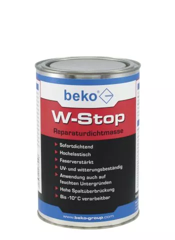 W-Stop Reparaturdichtmasse 1 l Dose grau