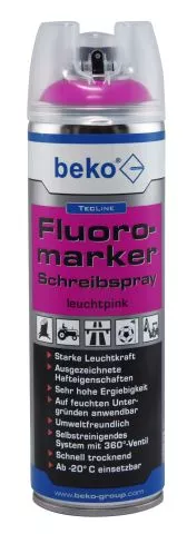 TecLine Fluoromarker Schreibspray 500 ml LEUCHTPINK