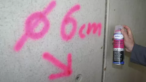 TecLine Fluoromarker Schreibspray 500 ml LEUCHTPINK