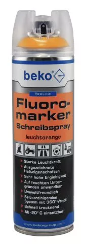 TecLine Fluoromarker Schreibspray 500 ml LEUCHTORANGE