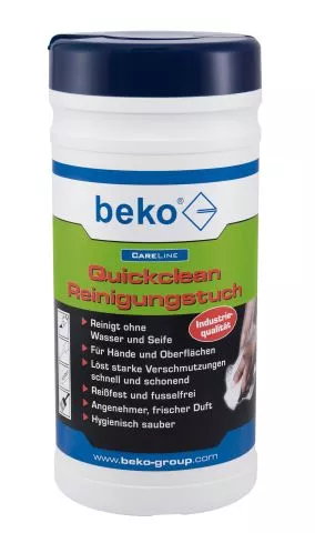 CareLine Quickclean Reinigungstuch 100Stück pro Dose