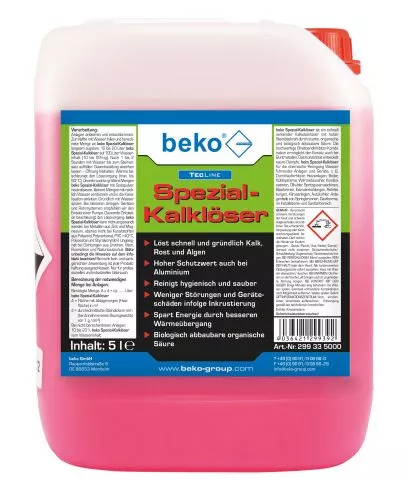 TecLine Spezial-Kalklöser 5 l Kanister