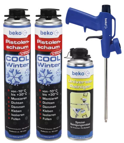 beko Cool Winterschaum-Set Blue