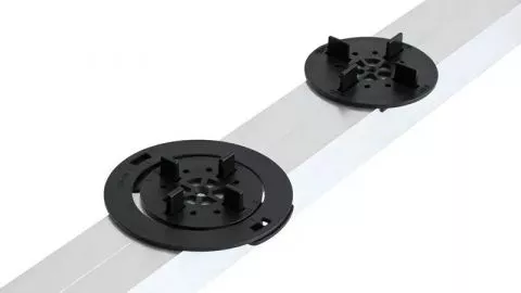 TERRASYS Schienengleiter 3 mm Fugenkreuz, 60 mm Aufnahme