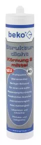 Strukturdicht 310 ml weiß-strukturiert, Körnung 2 MITTEL
