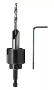 Bohrsenker mit Tiefenanschlag, einstellbar - Ø 5 mm