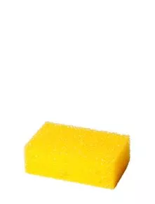 Insektenschwamm, grobporig, Farbe: gelb, 110 x 70 x 40 mm